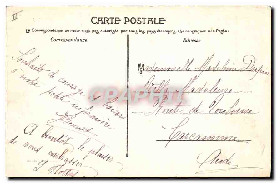 CPA En Morvan Les Settons Les Deversoires  — Verso