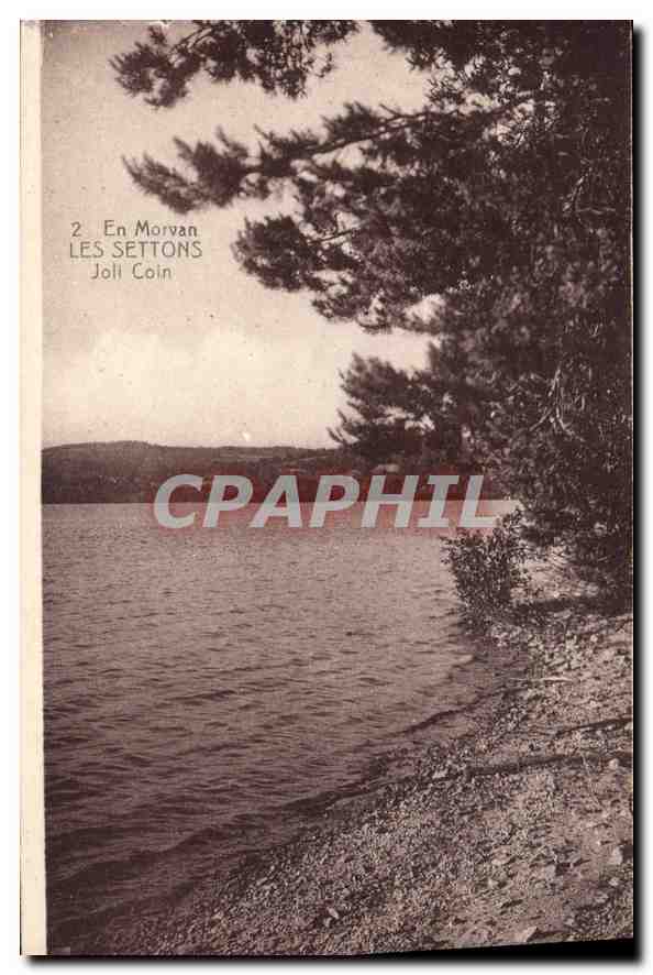 CPA En Morvan Les Settons Joli Coin 