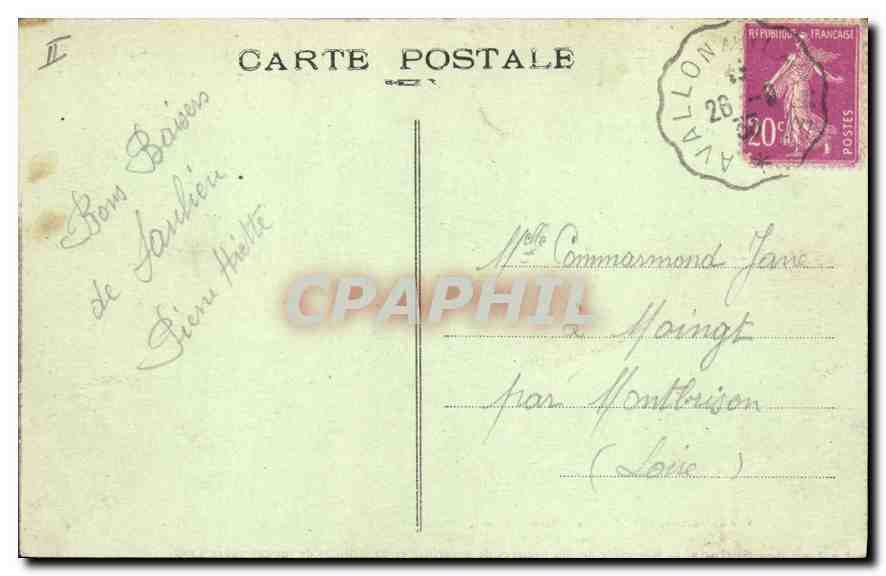 CPA Le Morvan Illustre Les Settons La Machinerie  — Verso