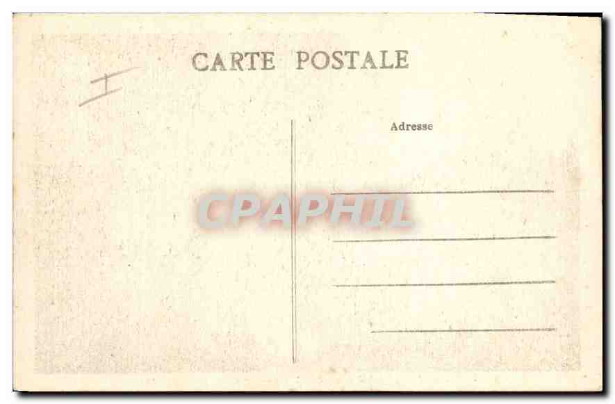 CPA En Morvan le Lac des Settons le Chemin de Ronde  — Rückseite