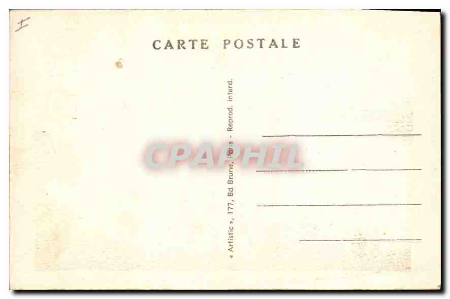 CPA Les Settons Nievre vue sur les Iles prise au teleobjectif  — Rückseite