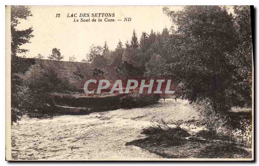 CPA Lac des Settons la Saut de la Cure 