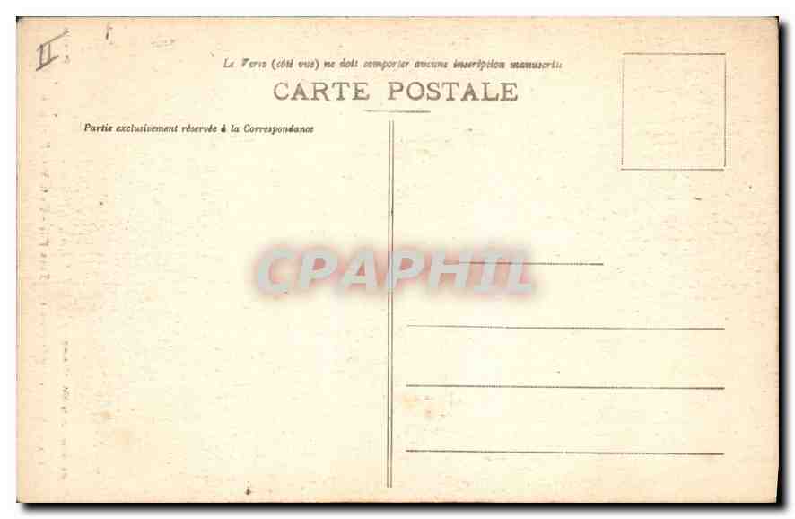 CPA Les Settons Nievre Dans l'Ile la Cabane Forestiere  — Rückseite