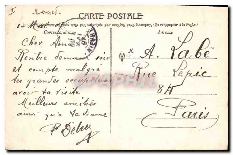 CPA En Morvan lac des Settons un coin du Lac Peche Pecheur Militaria — Rückseite