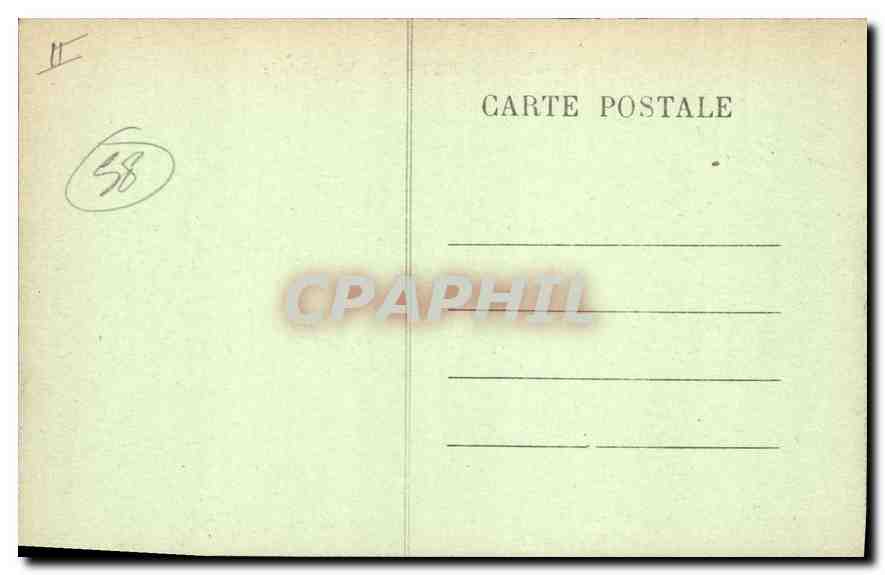 CPA En Morvan les Settons vue generale  — Rückseite