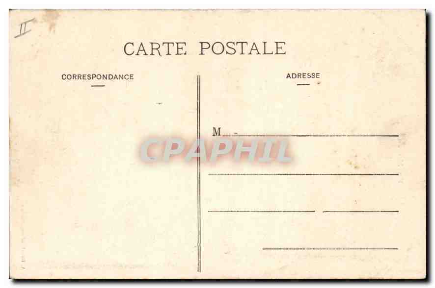 CPA En Morvan Les Settons la Cascade  — Rückseite