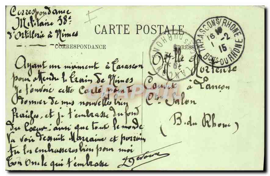 CPA Tarascon Chateau du Roi Rene XIV et XV siecle  — Back