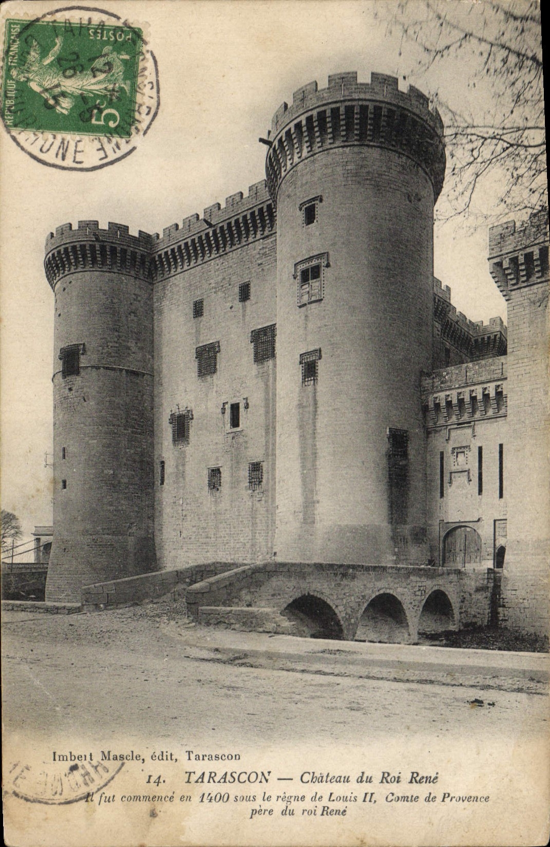 Tarascon — Château du Roi René — Imbert Mascele, édit. Tarascon, n°14
