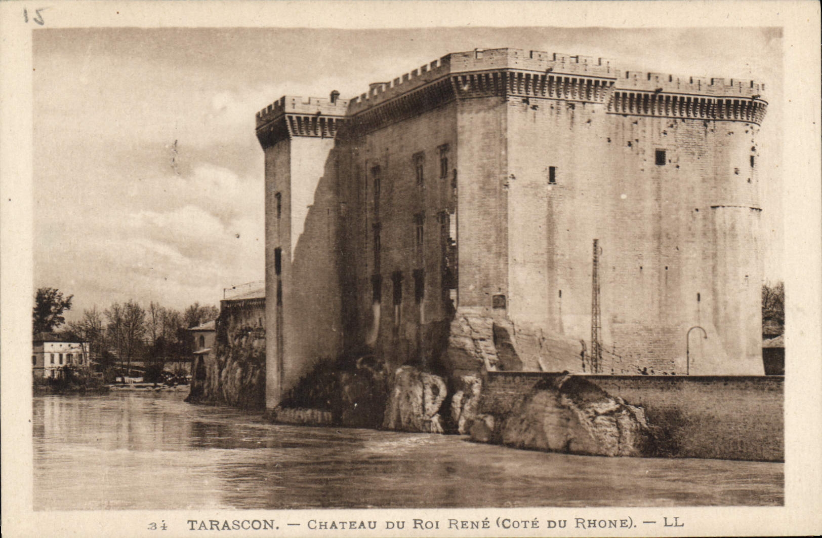 CPA Tarascon Chateau du Roi Rene Cote du Rhone 