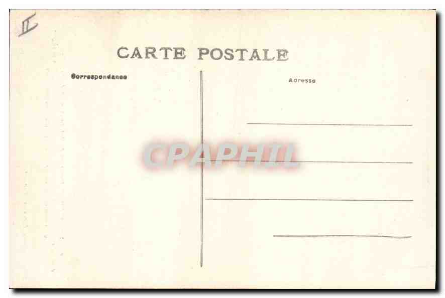 CPA Tarascon Chateau dit du Roi Rene Cote de la Ville dont la construction fut commencee le 27 Novem — Verso
