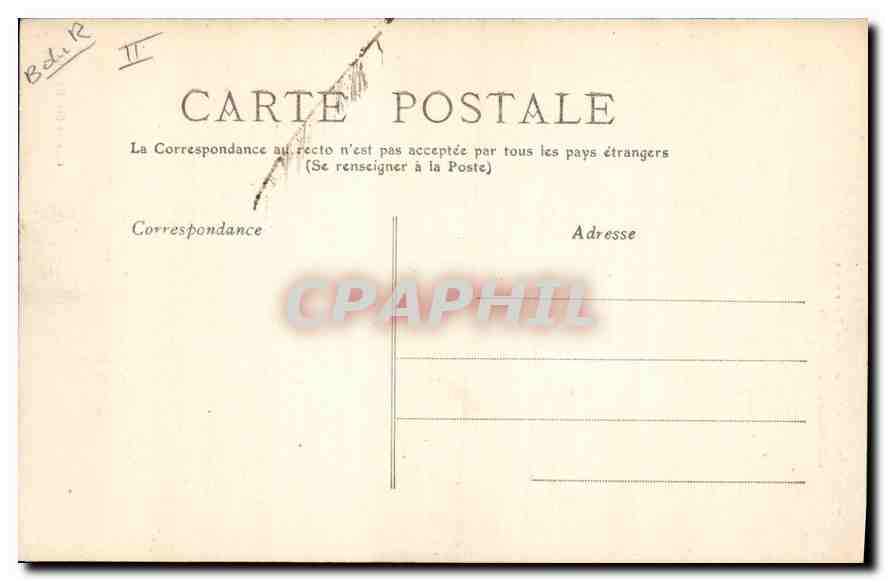 CPA Tarascon l'entree des Tourelles du chateau du Roi Rene  — Rückseite