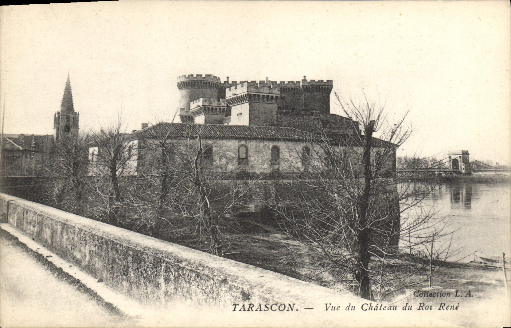 Tarascon — Vue du Château du Roi René — Collection L.A.