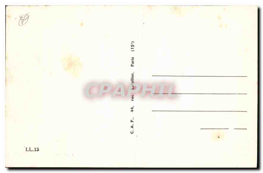 Tarascon — Le Château du Roi René — C.A.P. Paris — Verso