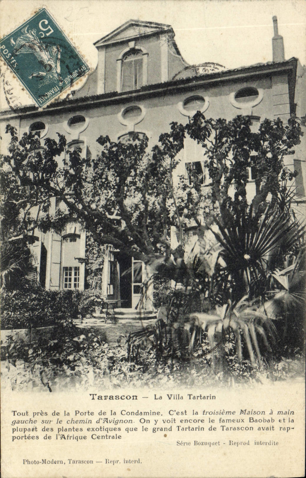 Tarascon — La Villa Tartarin — Photo-Modern, Tarascon — Série Bozuquet