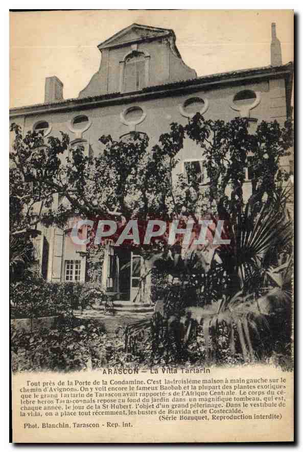 Arascon — La Villa Tartarin — Phot. Blanchin, Rep. int. (Série Bozquet)
