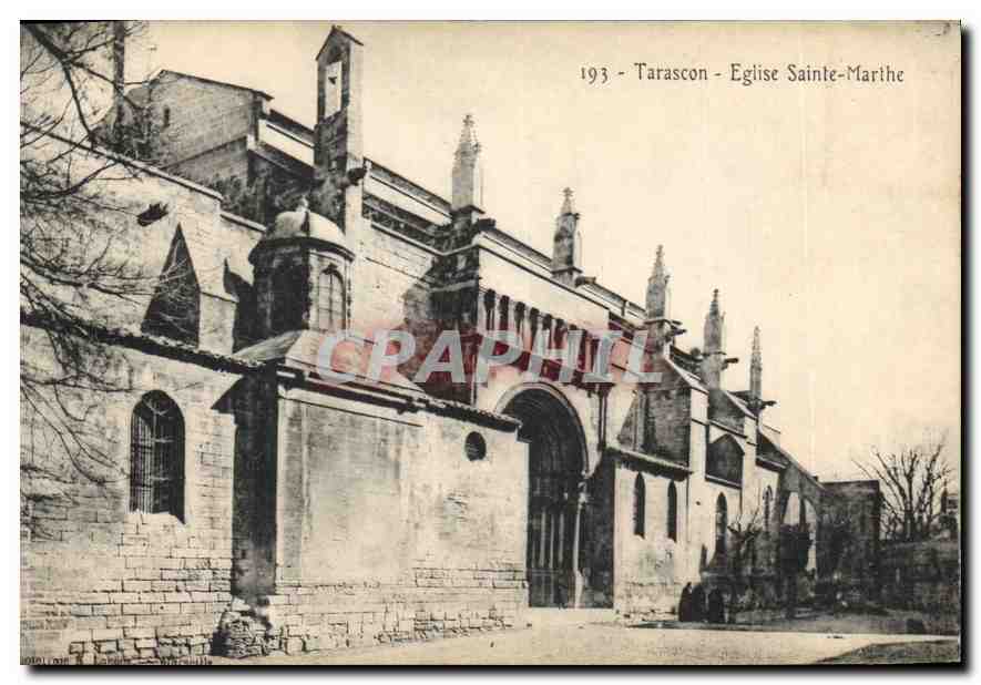 CPA Tarascon Eglise Sainte Marthe 