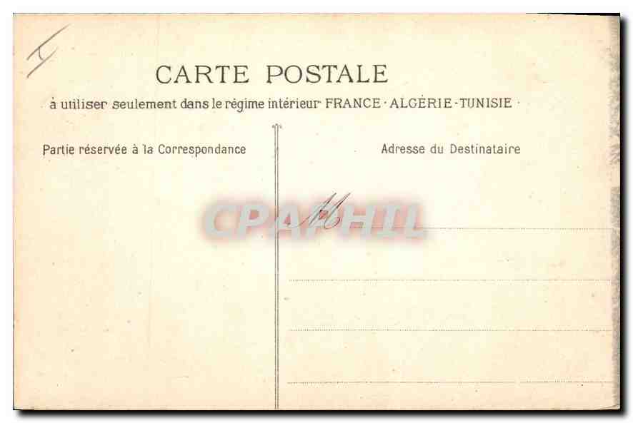 CPA Tarascon Eglise Sainte Marthe  — Back