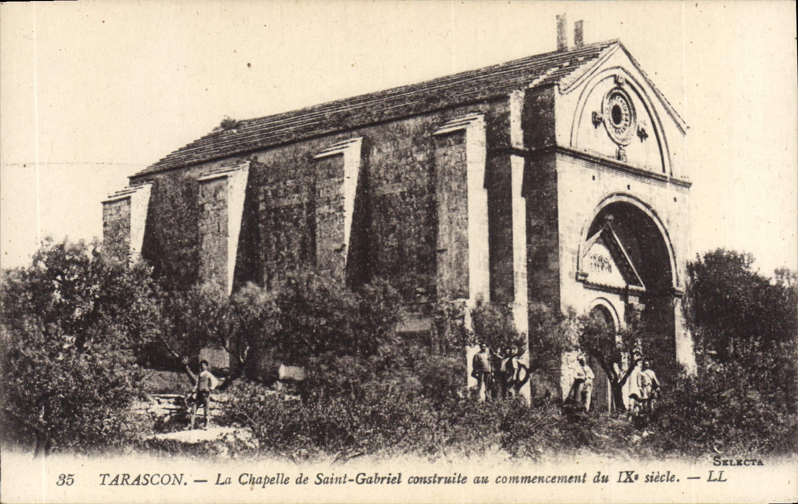 Tarascon — La Chapelle de Saint-Gabriel construite au commencement du IXe siècle — Selecta