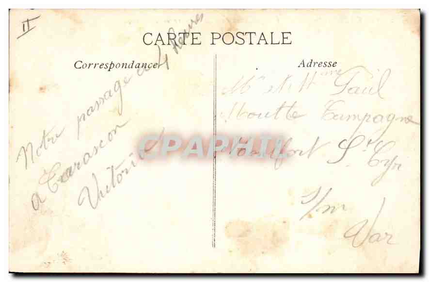 CPA Tarascon le Pont suspendu reliant Beaucaire et Tarascon  — Rückseite