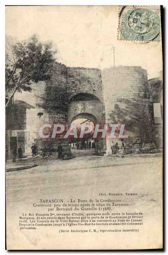 Tarascon — La Porte de la Condamine — Phot. Blanchin, Tarascon