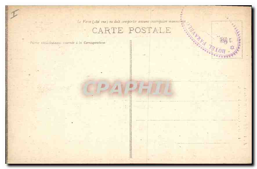 Forêt de Lente (Drôme) — Route de Combe-Laval — P.L. — Verso