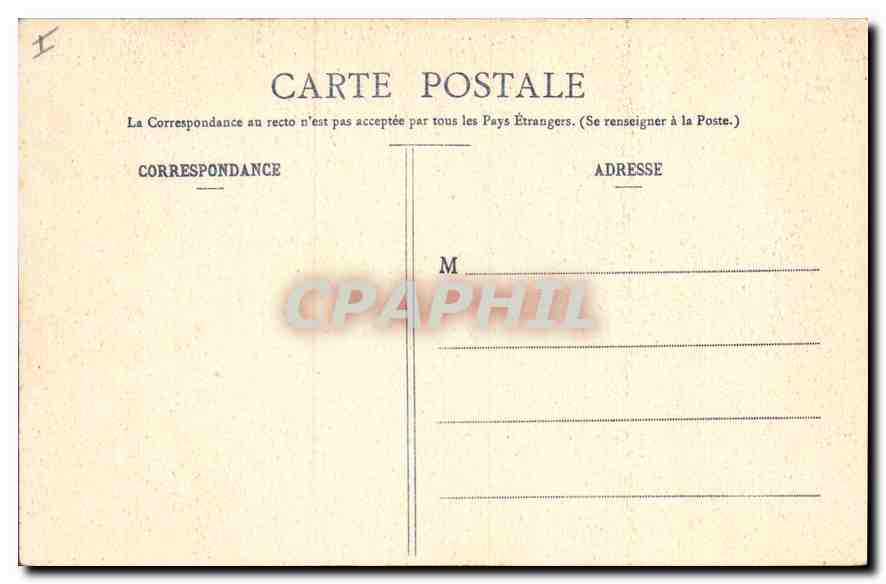 CPA Foret de Lente Drome Route de Combe Laval  — Verso