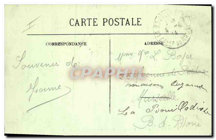 Forêt de Lente — Tunnel de Pionnier — Échappée sur le Mont de la Croix — LL. n°36 — Verso