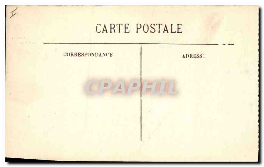 CPA Foret de Lente le Col de la Croix  — Rückseite