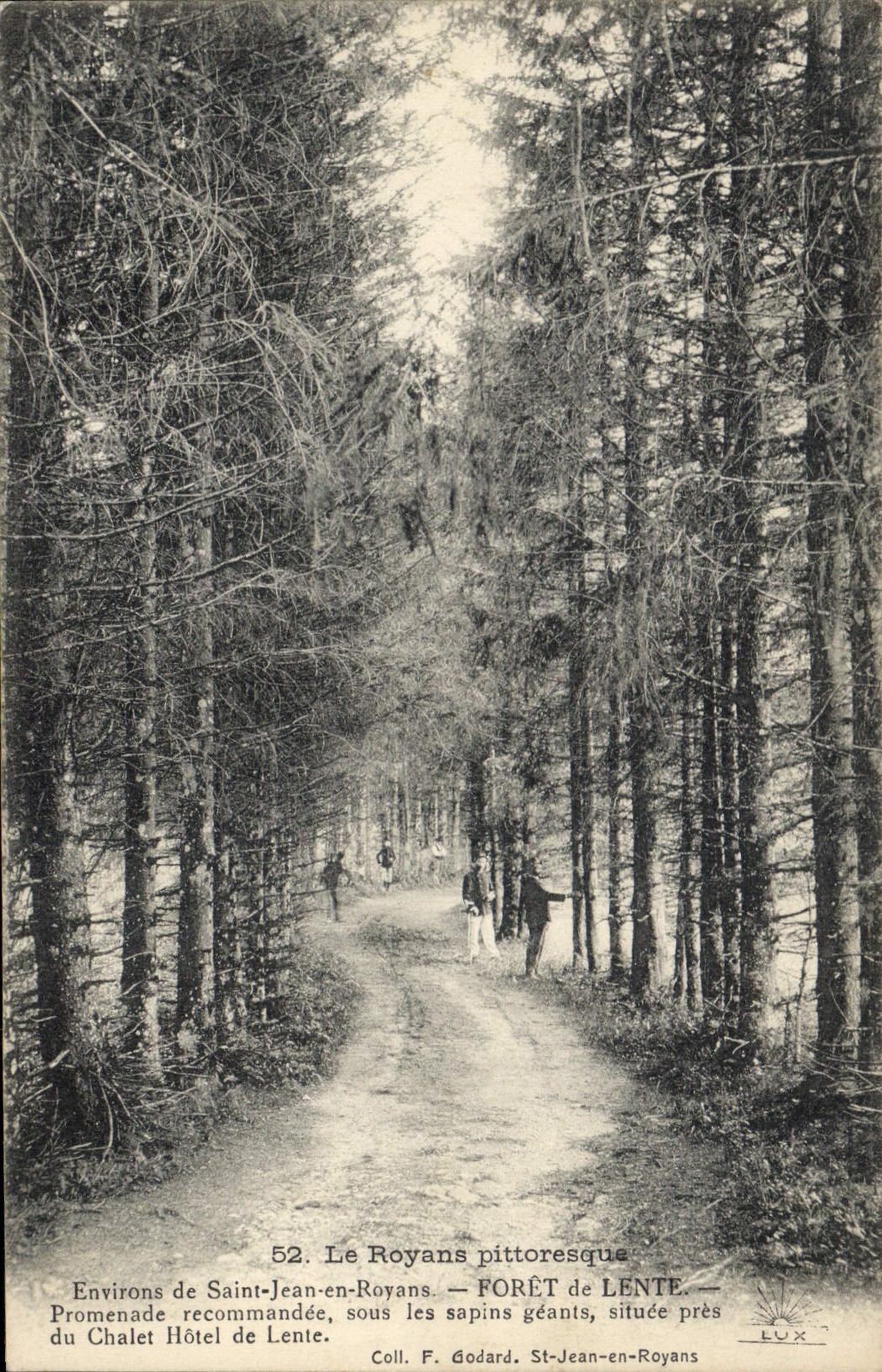 Pittoreskes Royans — Wald von Lente, Umgebung von Saint-Jean-en-Royans — Coll. F. Godard