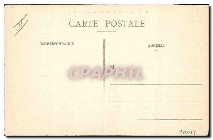 CPA Foret de Lente Signal de Montue Chalet Hotel du Club alpin — Rückseite