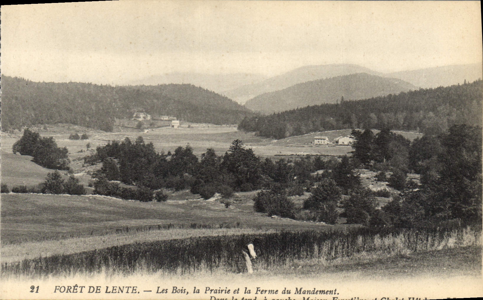 Forêt de Lente — Les Bois, la Prairie et la Ferme du Mandement — éditeur non visible, n° 21