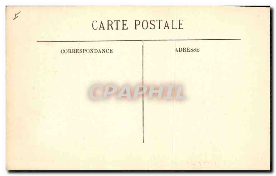CPA Foret de Lente la Roche Coupee a droite Combe Laval  — Rückseite