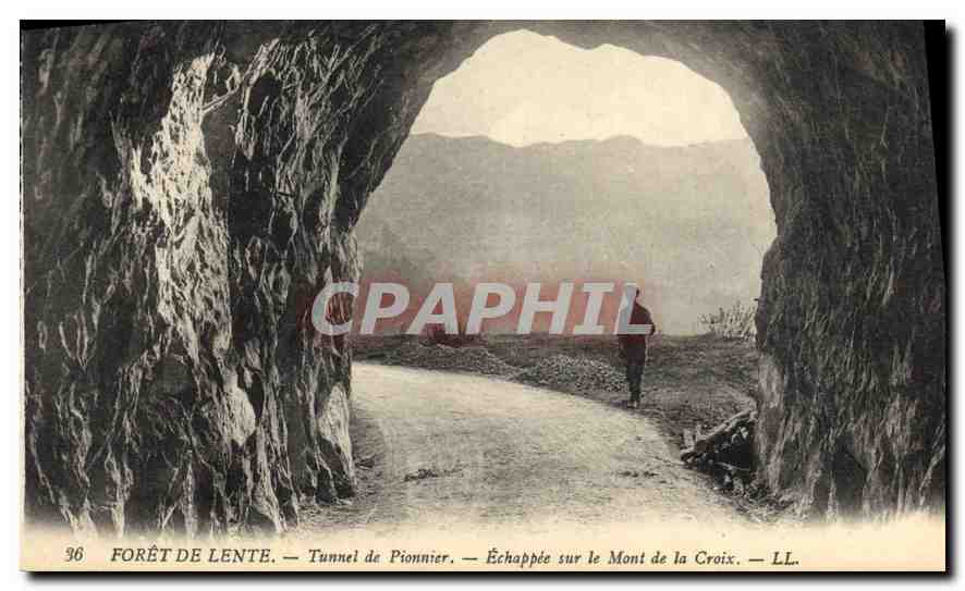 Forêt de Lente — Tunnel du Pionnier — Échappée sur le Mont de la Croix — LL. n° 36