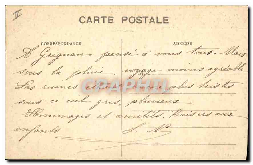 Le Château de Grignan dans sa grandeur au temps de Mme de Sévigné — L. Revoul, "Aux Dix Mille Articles", Valréas — Reverso