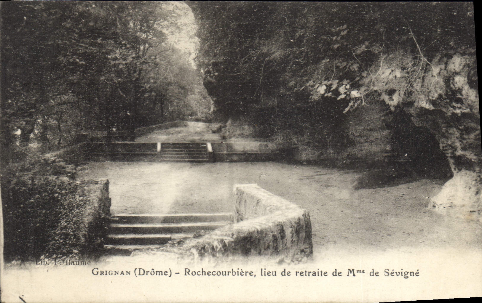 Grignan (Drôme) - Rochecourbière, lieu de retraite de Mme de Sévigné — Lib. F. Baume