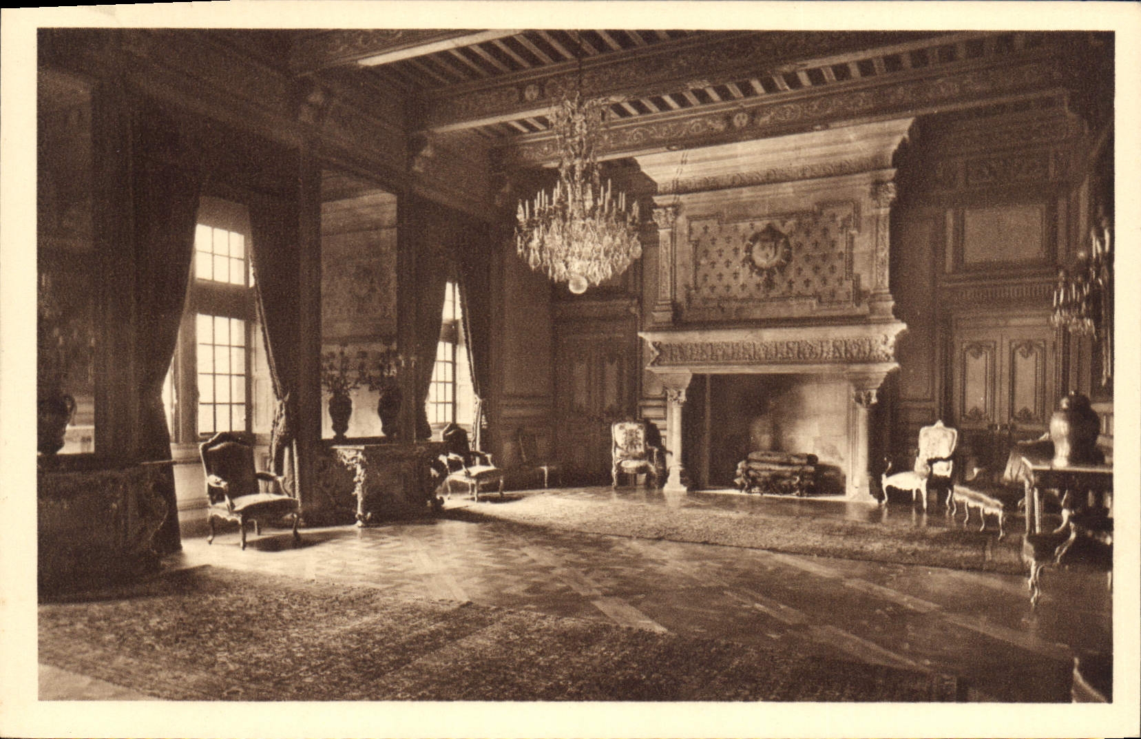 CPA Chateau de Grignan Drome Salle du Roi 