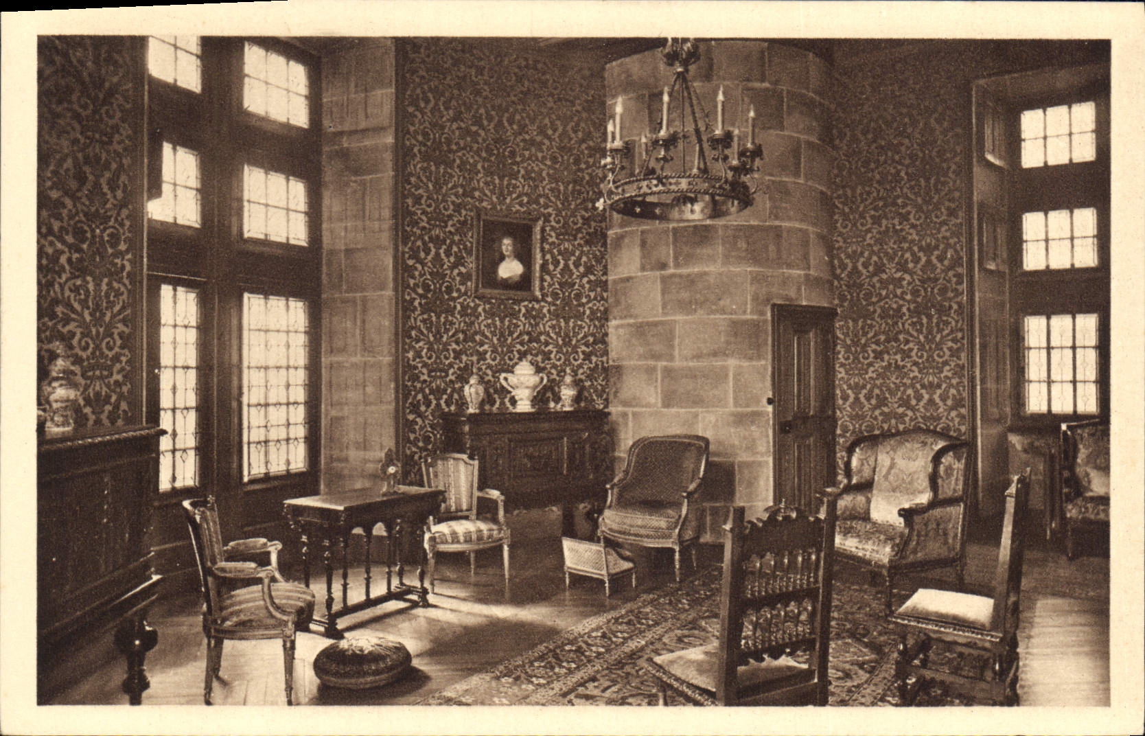 CPA Chateau de Grignan Drome Ssalon Francois Ier 