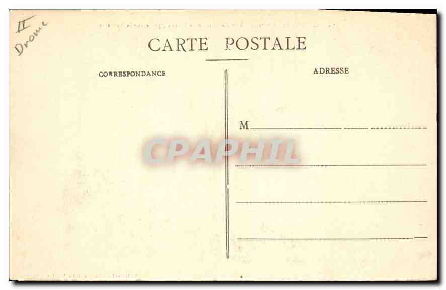 Grignan - Château - Vue des Ruines à l'Ouest, prise sur la Terrasse — Rückseite