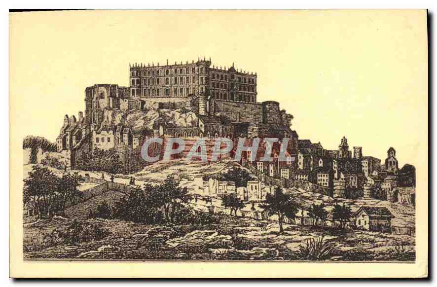 CPA La Drome Illustree Grignan le Chateau Jadis au temps de sa Splendeur 