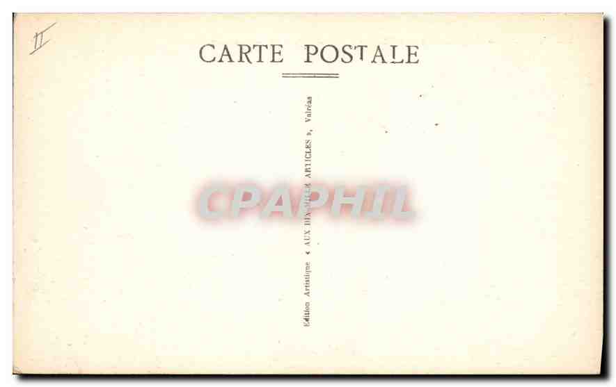 Grignan — Château — Vue des Ruines à l'Ouest prise de la Terrasse — Reverso