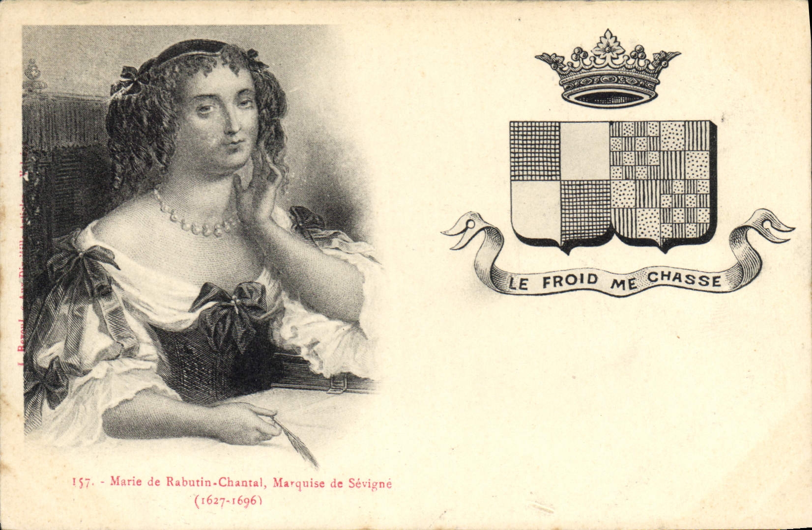 Marie de Rabutin-Chantal, Marquise de Sévigné — 157 — éditeur L. Bazin
