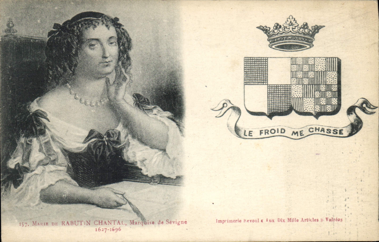 CPA Marie de Rabutin Chantal Marquise de Sevigne 1627 1696 