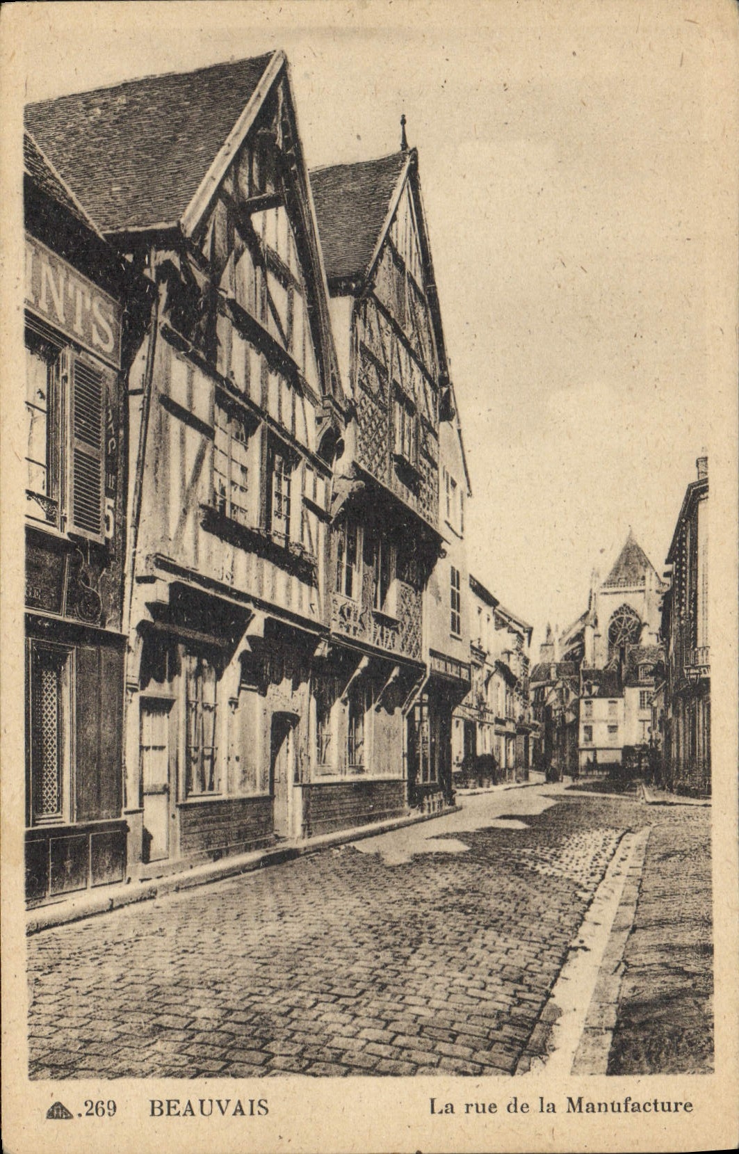 Beauvais — The Street of the Manufacture — Cie des Arts Photographiques, n°269