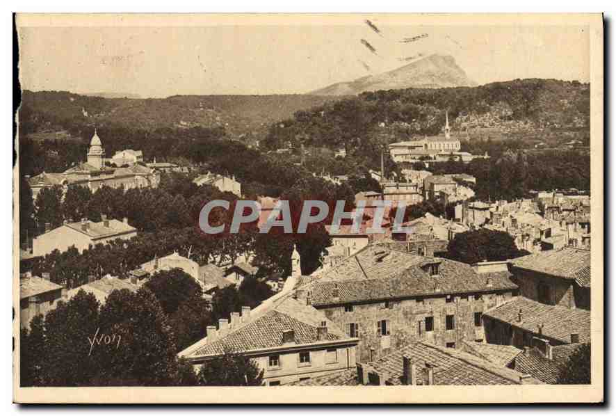 CPA Douce France Aix en Provence B du R Vue generale