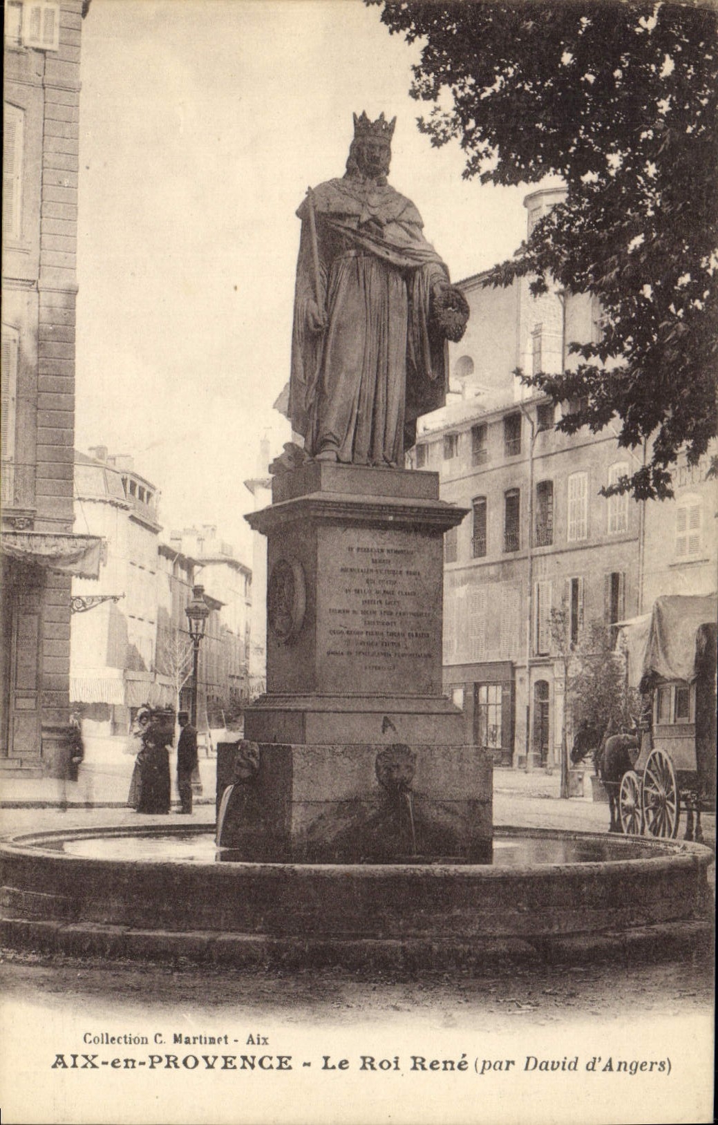AIX-en-PROVENCE - Le Roi René (par David d'Angers)