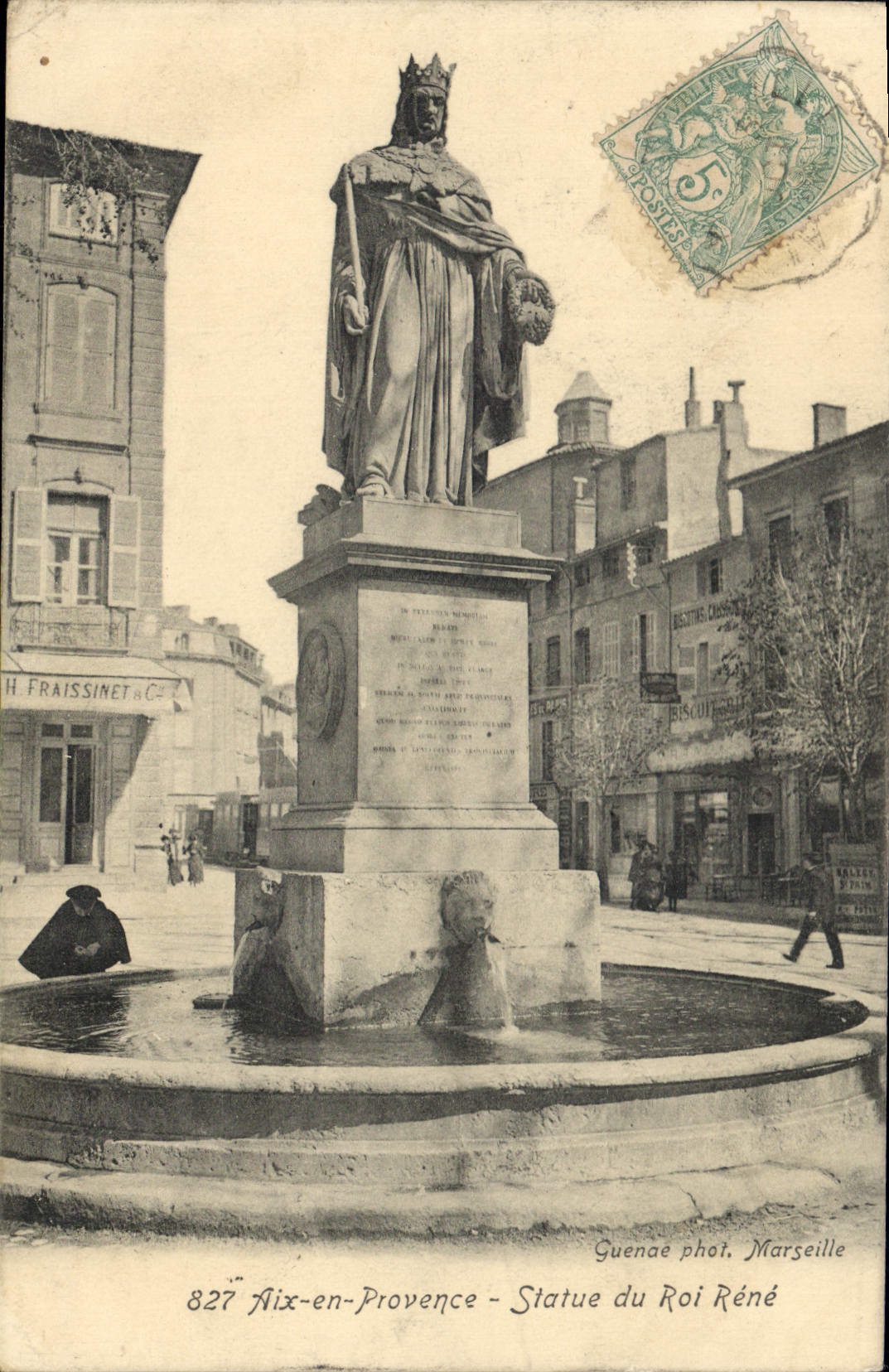 Aix-en-Provence — Statue du Roi René — Guenae phot. Marseille
