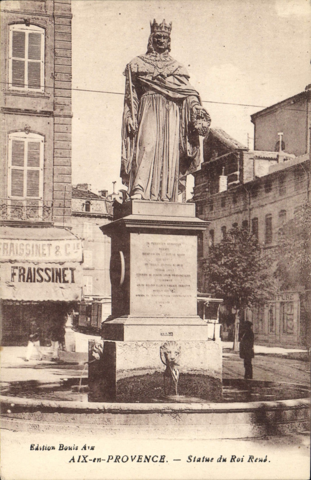 AIX-en-PROVENCE — Statua del Re René — Edizione Fraissinet & Cie