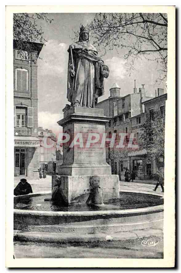 Aix-en-Provence — Fontaine du Roy-René — éditée par Condier & Macon