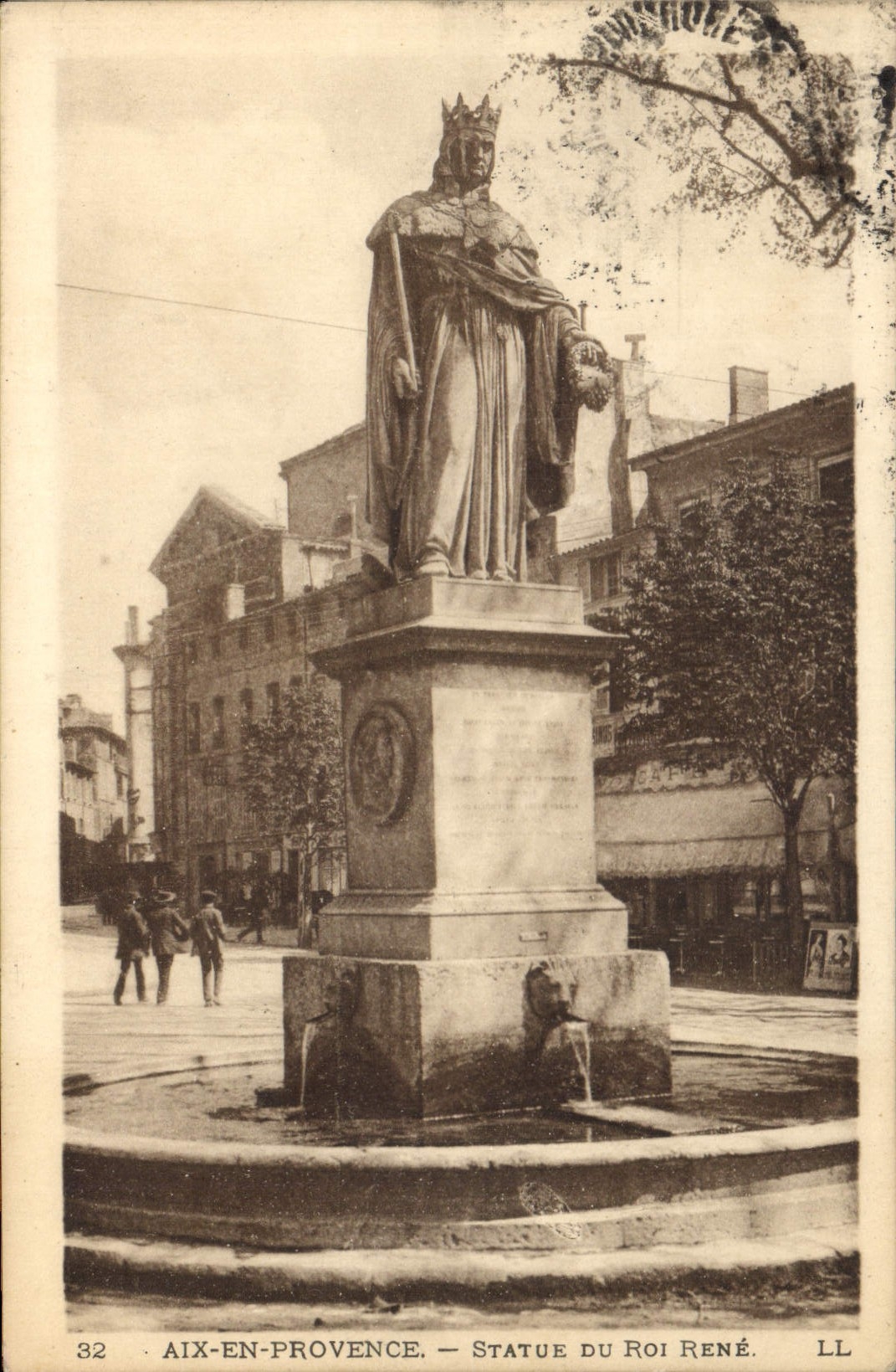 Aix-en-Provence — Statue du Roi René — LL