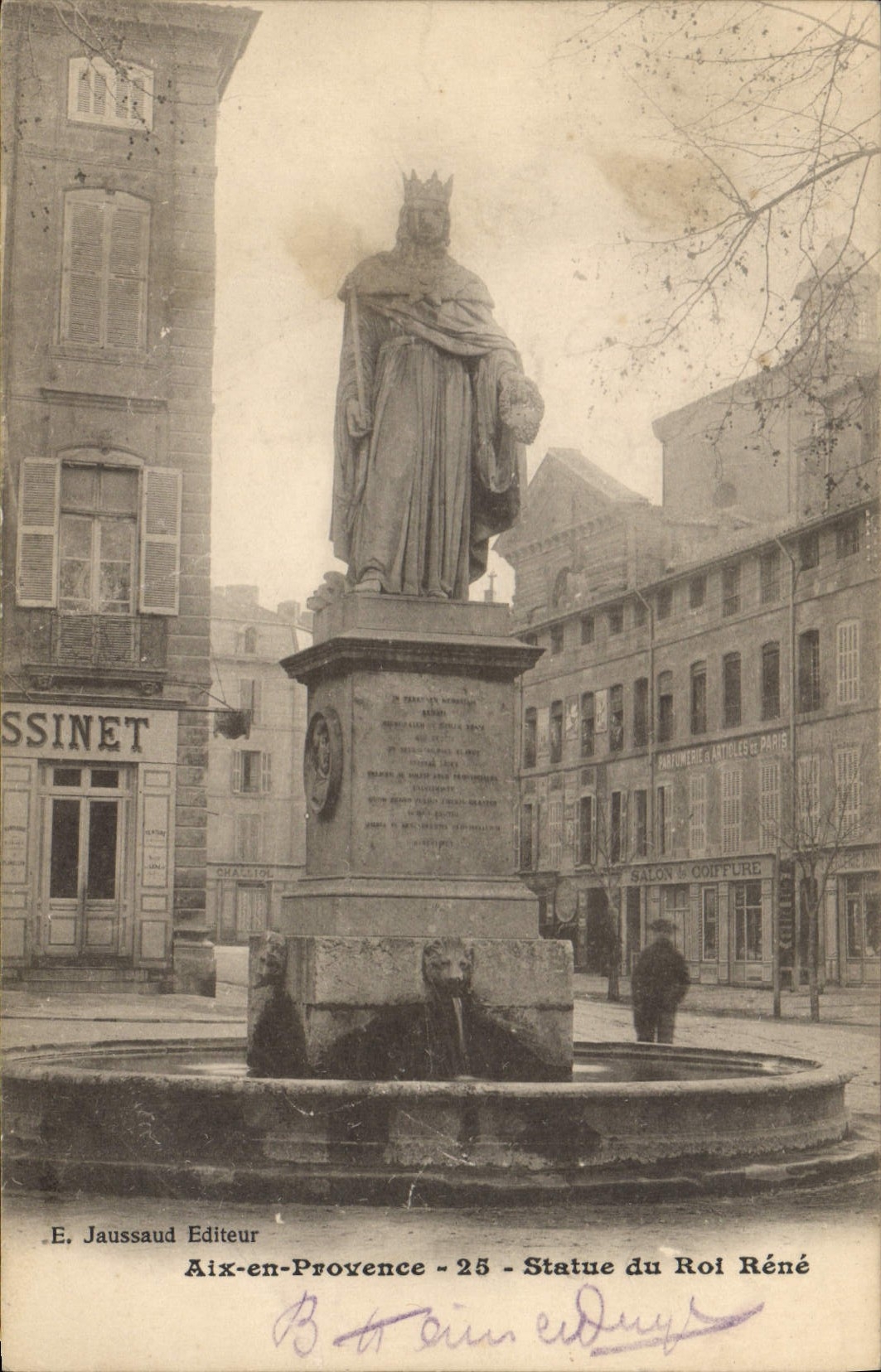 Aix-en-Provence - 25 - Statue du Roi René — E. Jaussaud Editeur